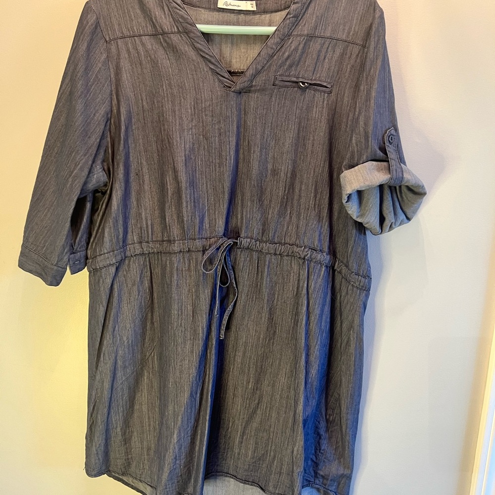Reitman’s Neck Print Tunic Dress